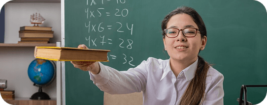 Teacher in classroom